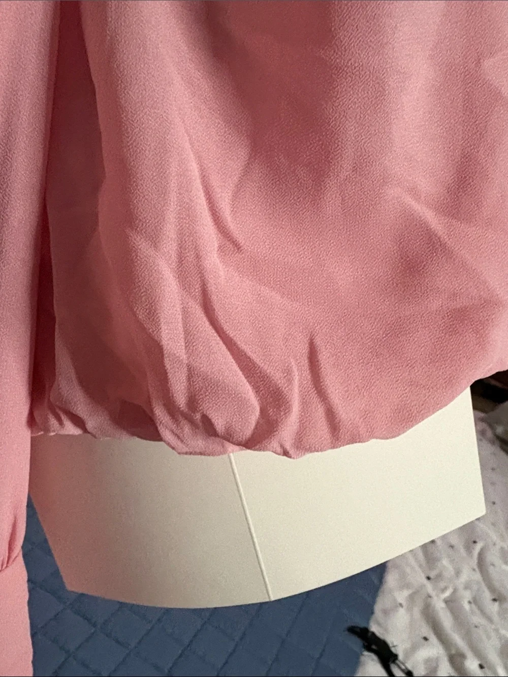 Allegra K Pink Puff-Sleeve Ruffle Hem Girls' Dress